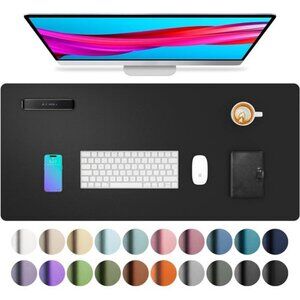 Non-Slip Waterproof PU Leather Desk Pad Protector for Mouse Writing Desk